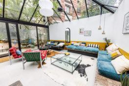 Le salon de notre coliving à Issy